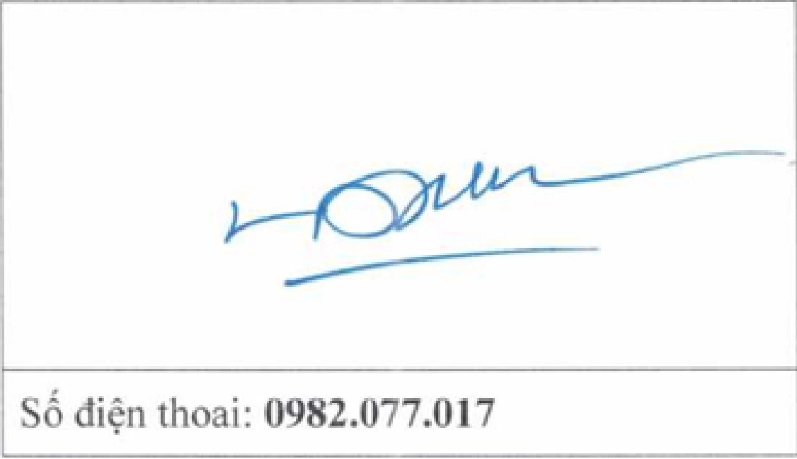 chữ ký thúy hằng